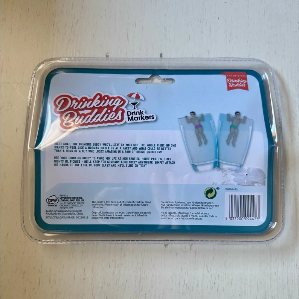 Drinking Buddies Drink Markers NIP Bachelorette Party Favor Girls Night Out